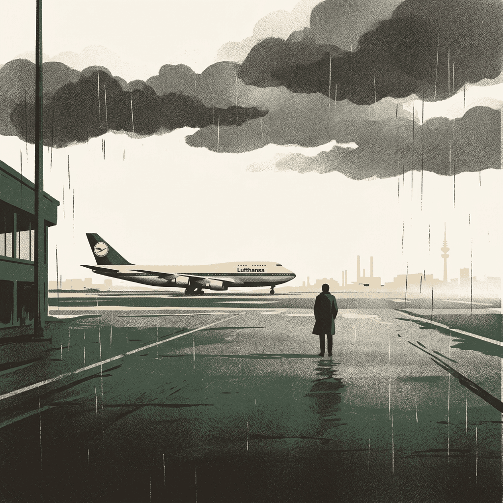 Illustration for Norwegian Wood, Prologue · Hamburg, 1987